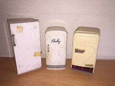 3x Ingap e Marchesini FRIGORIFERI Giocattolo + Bottiglie Coca Cola Italy Vintage