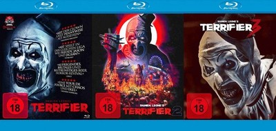 Terrifier 1+2+3 im Set # BLU-RAY-NEU