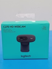 New ~ Logitech C270 HD Webcam  720p / 30fps -...