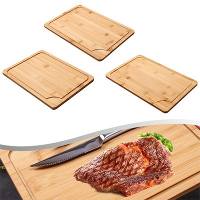 Holzplatte für Steaks und Geschirr für Zuhause und Restaurant