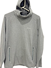 Eddie Bauer Long Sleeve Hoodie with Zip Pockets Size Large Gray