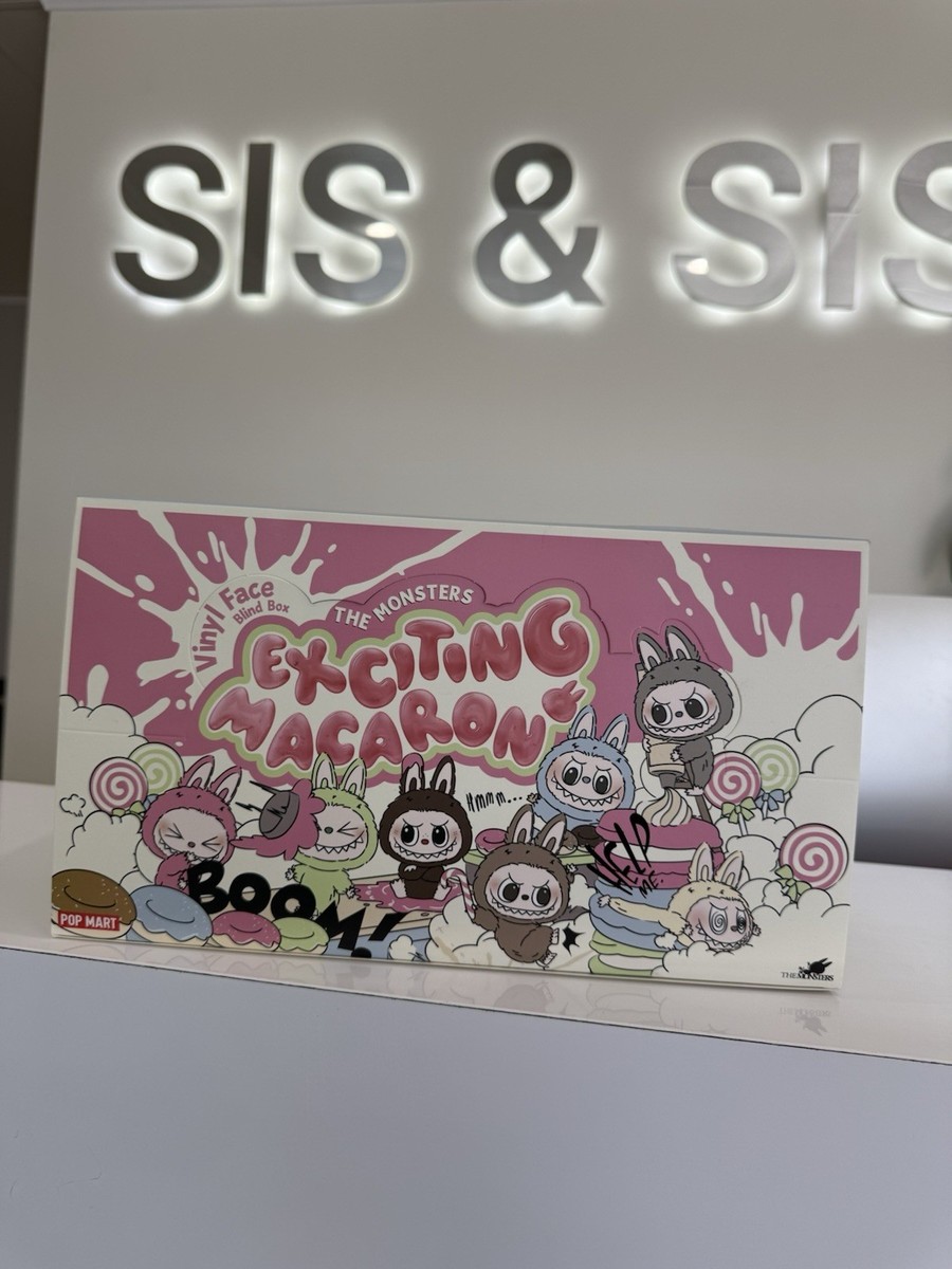 US-LABUBU Exciting Macaron The Monsters- Whole Set-6 Single Blind
