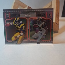 Topps 2010 Chrome Gridiron Lineage Dickerson Jackson #CGL-DJ Rams Football