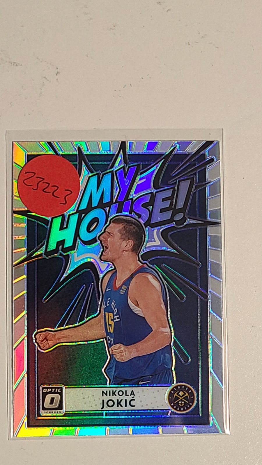2020-21 Donruss Optic My House #9 Nikola Jokic Holo Silver Prizm
