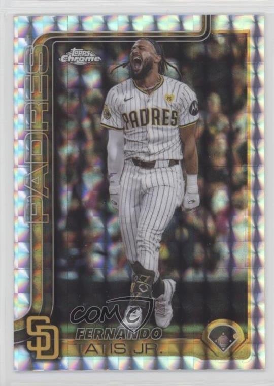 2025 Topps Chrome Geometric Refractor Fernando Tatis Jr #159 14dq