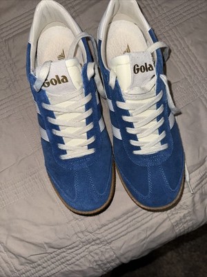 Blue and White Gola Sneakers- Pre-Owned in Good Condition Sz 11 Women s