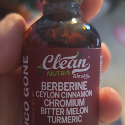 Clean Nutra Berberine Drops w/ Ceylon Cinnamon Chromium Bitter Melon Turmeric