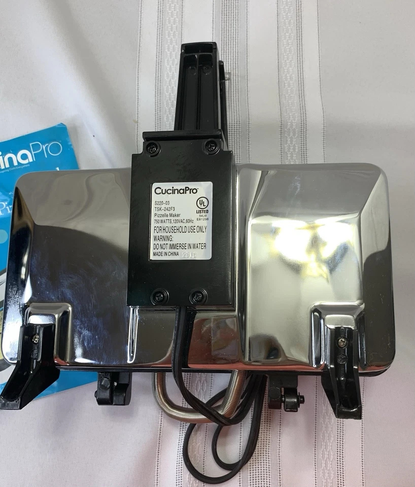 Máquina de pizzleras eléctrica antiadherente Cucina Pro S 220-03 TSK-243-F3 Foto 4 de 4