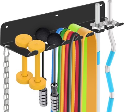 FizLig Gym Equipment Storage Rack - Multi-Purpose Home Organization... 