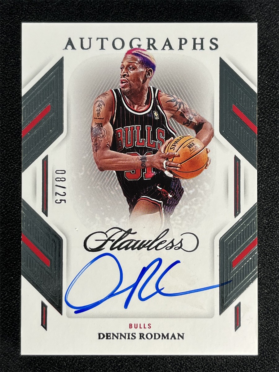 2022-23 Panini Flawless Basketball Dennis Rodman #FA-DRC Auto Chicago Bulls /25