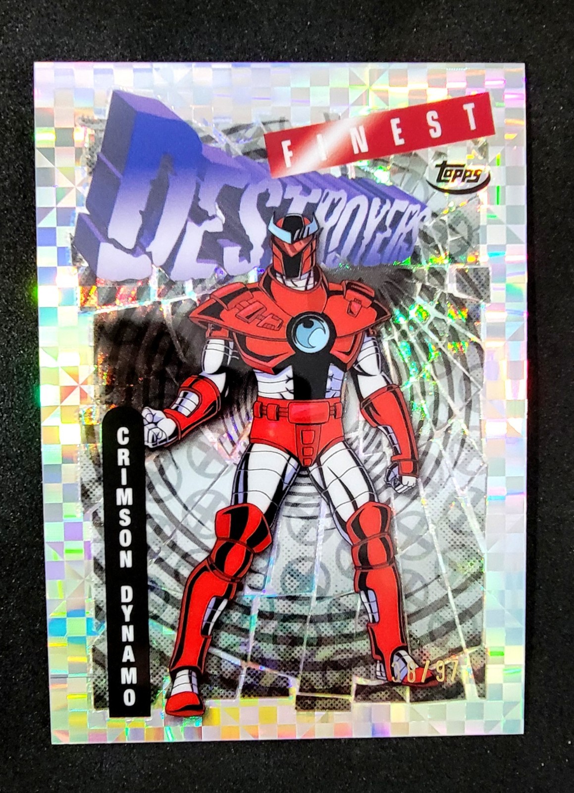 2025 Topps Finest Marvel X-Men ‘97 X-Fractor #71 CRIMSON DYNAMO /97