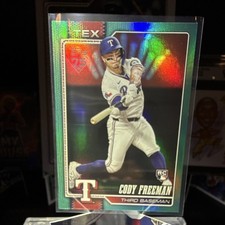 Topps Series 1 2026 Cody Freeman Rainbow Foil Rookie #224 Texas Rangers MLB