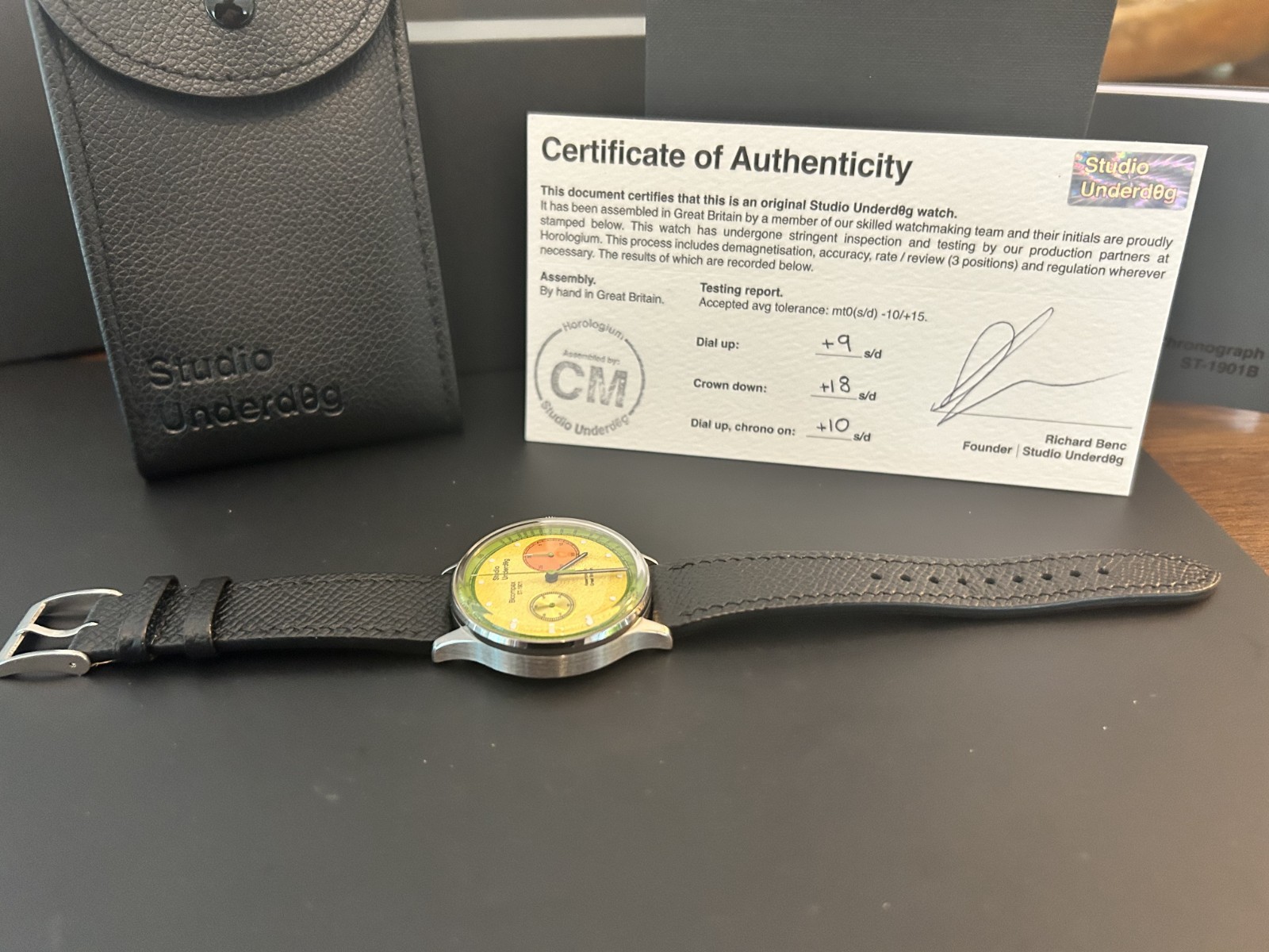 Studio Underd0g Underdog Av0cado Avocado  Gen 3 01 Series Limited Edition Watch image 2