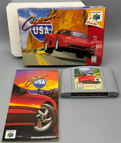 Cruis'n USA Nintendo 64 N64 CIB Complete W/ Manual Authentic