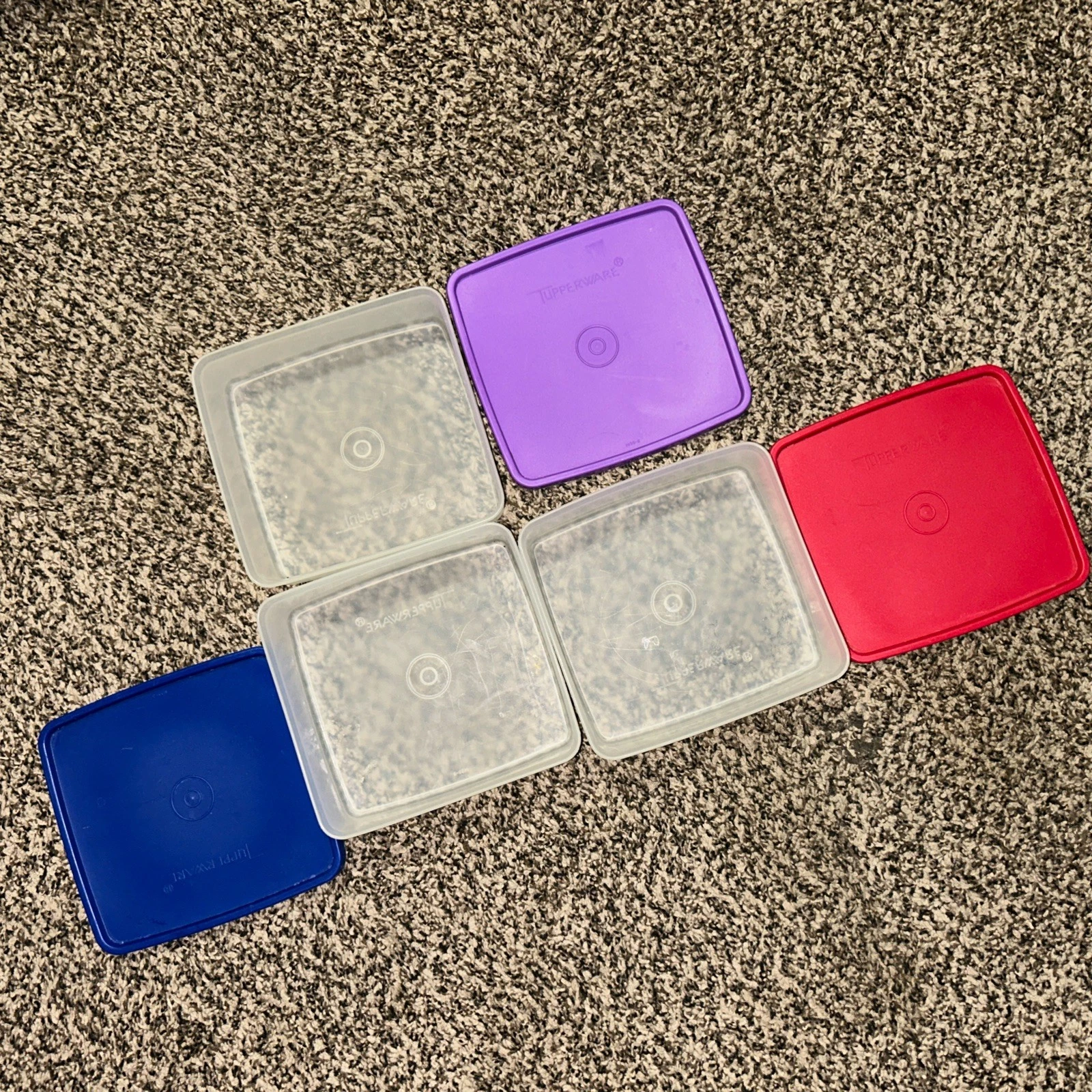 Tupperware 3 Vintage 1459-2 Sandwich Keepers