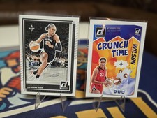 2025 Panini Donruss WNBA - A'Ja Wilson Crunch Time & Base Combo