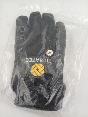Tilsatec Work Gloves Mens Medium Black General Purpose Hand Protection New