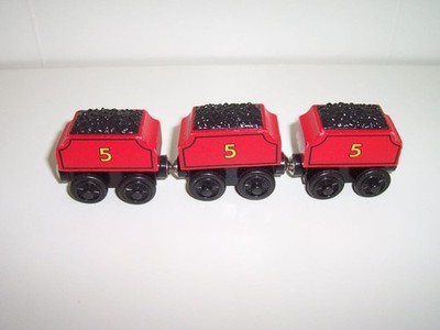 Thomas & Friends Wooden Train James' Tender Lot of 3 Code 2388WJ00 on Bottom