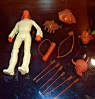 Vintage Marx JOHNNY WEST Geronimo Action Figure w/Arrows, Quiver, Bow, Mask
