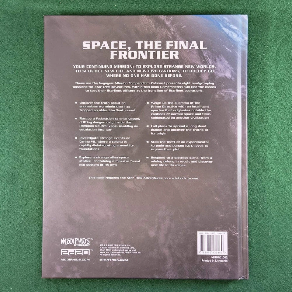 These are the Voyages: Volume 1 - Star Trek Adventures - Modiphius - Hardcover - image 2 of 2