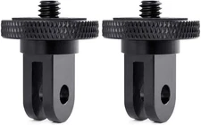 Camera Tripod Mount for Gopro Adapter, 2Pcs 1/4-20 Screw Conversion Adapter for 
