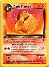 Dark Flareon Uncommon Team Rocket 35/82 NM on eBay