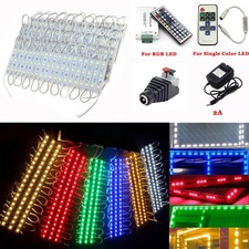 10FT-500FT 5050 SMD 3LED Module Store Front Window Sign Strip Lights Lamp RGB