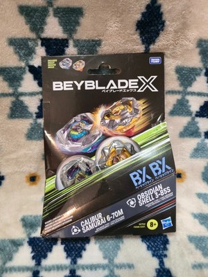 Beyblade X Samurai Calibur 6-70M Obsidian Shell 3-85S Takara Tomy SAME Day Ship!