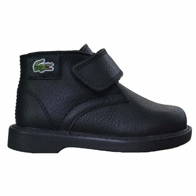 lacoste black boots