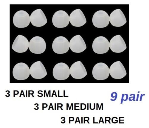 Earbud Replacent Tips for AKG K374 earbuds color Black size small medium large - Picture 1 of 2