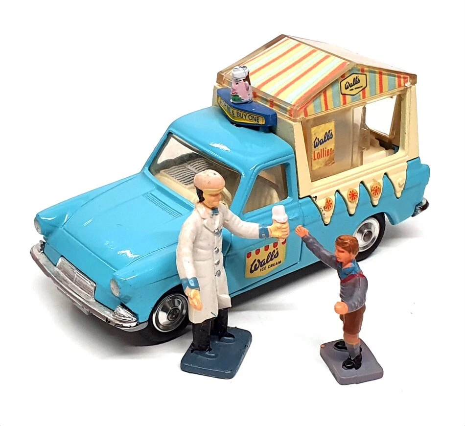 Corgi Toys 9cm Long Original Diecast 447 - Wall's Ice Cream Van On Ford  Thames