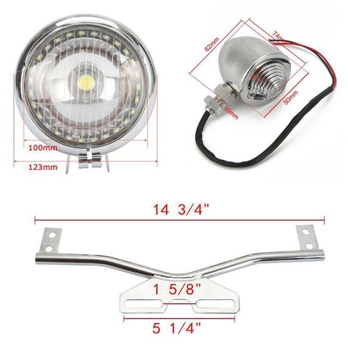 Passing Spot Fog Light Bar Bracket Turn Signals For Yamaha V-Star XVS 1100 950 - Picture 2 of 12