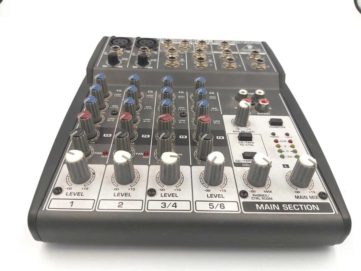 BEHRINGER XENYX 802 Premium 8-Input 2-Bus Mixer | eBay