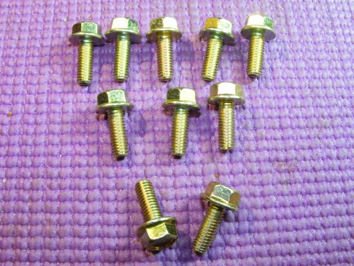 x10 m6-1.0 x 16 mm FLANGED BOLT 95701-06016-00 Honda Grass Catcher CHUTE SEAL - Picture 4 of 9