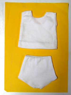 sous vêtements pour poupon ancien d'environ 40/45 cm Ref : 33/24