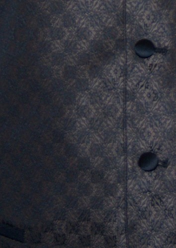 Taupe (Bronze) Formal Vest and Tie set - Four Button Full Back Vest - Picture 2 of 2