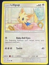 Lillipup 174/236 Pokemon English Sun & Moon Cosmic Eclipse 2019