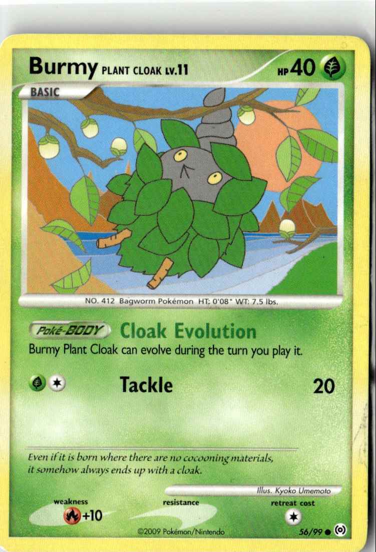 2009 PLATINUM ARCEUS BURMY PLANT CLOAK 56/99