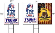 TRUMP yard signs