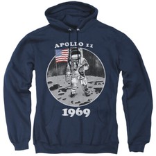 NASA NOT FAKE Licensed Adult Hooded and Crewneck Sweatshirt SM-3XL