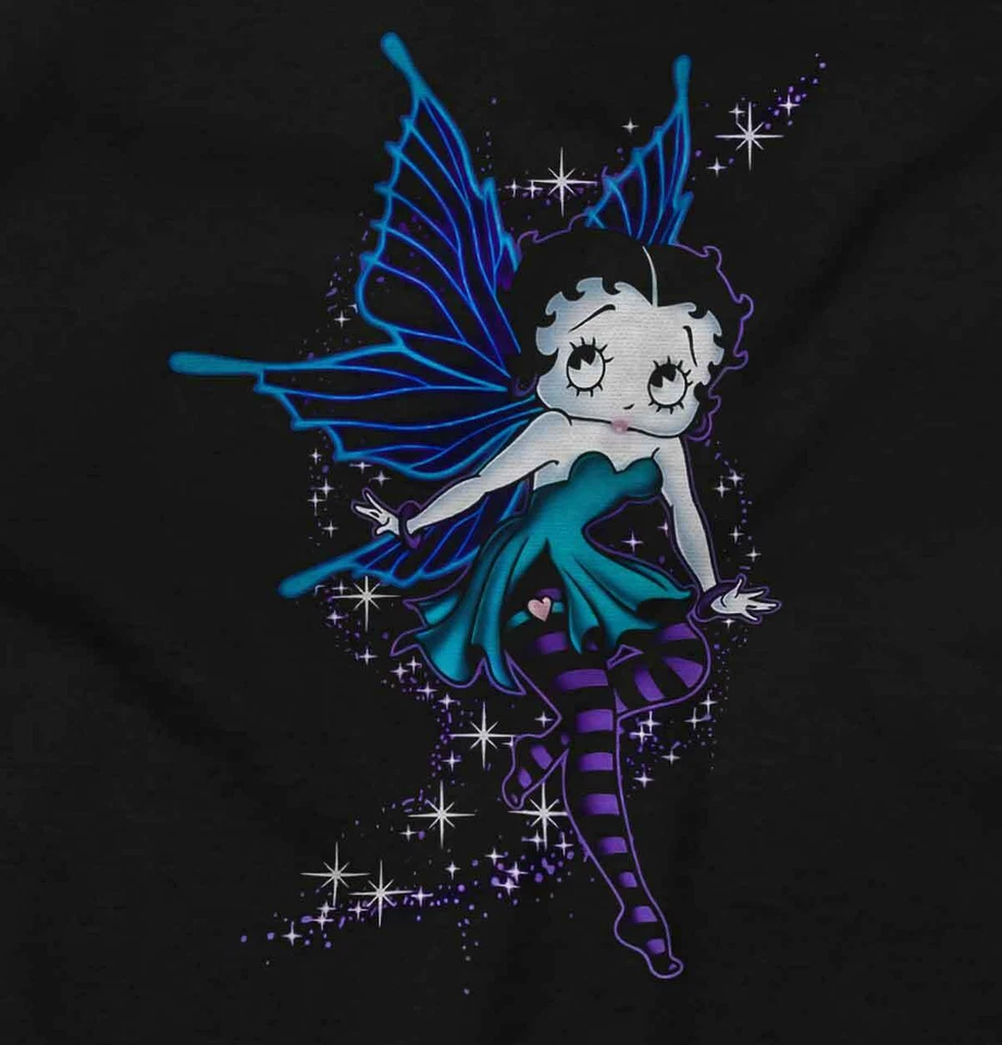 Camisetas sin mangas Betty Boop retro mágicas góticas dibujos animados de hadas para mujer espalda corredora Foto 2 de 4