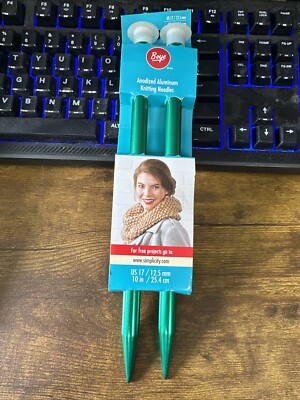 Boye Anodized Aluminum Knitting Needle-US 10/12.5mm (10 in/25.4)