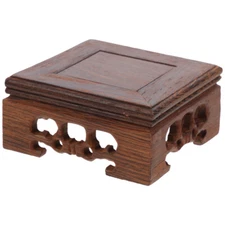 Wood Base Wooden Base Display Stand Vase Flower Pot Riser Stand Base