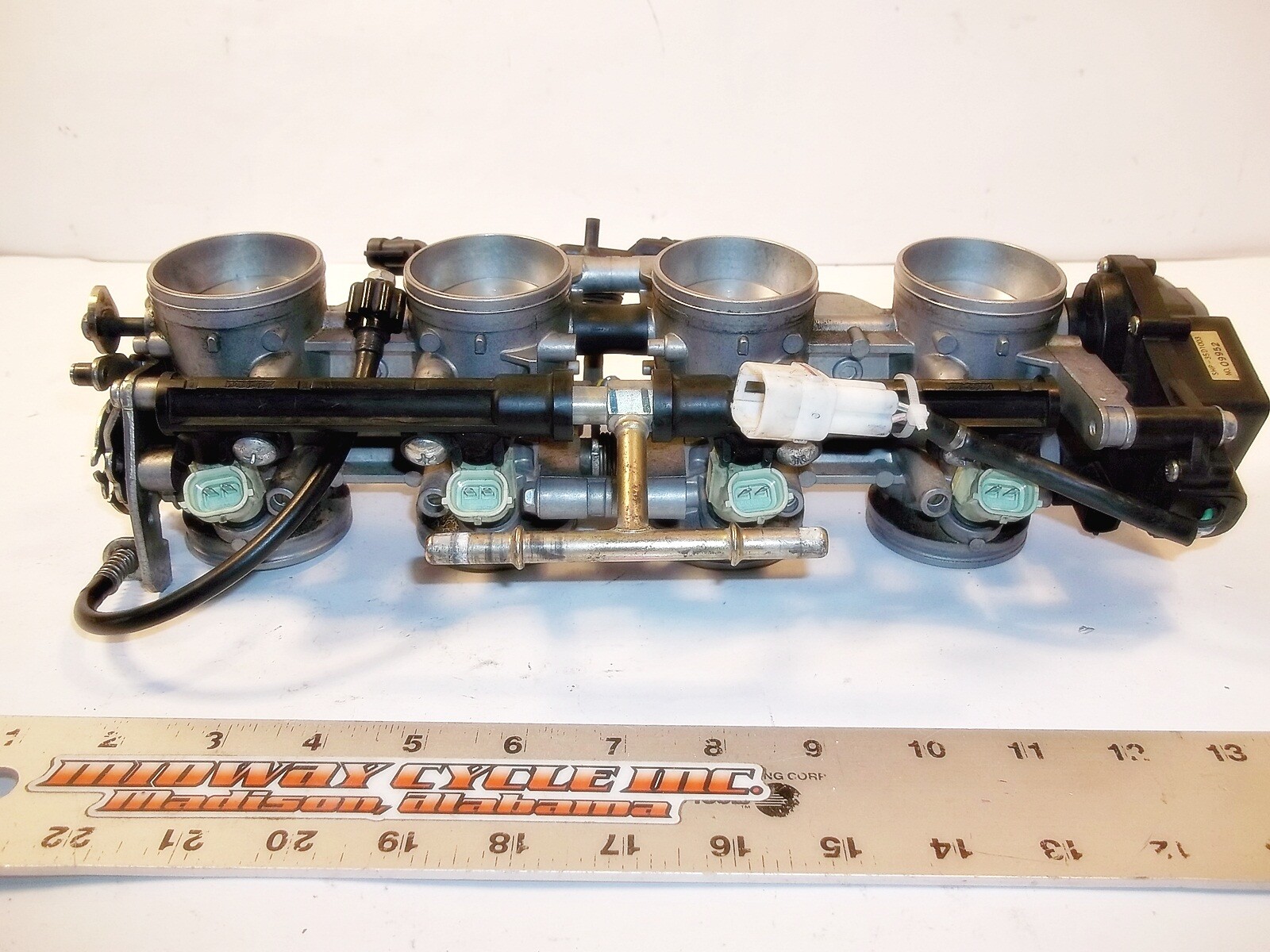 KAWASAKI 06 ZX6R NINJA THROTTLE BODIES INJECTORS 161630056 ZX6R ZX 6R