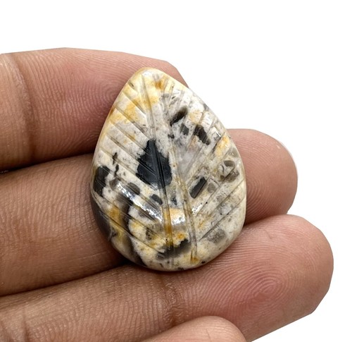 Natural Wild Horse Jasper 26.61x17x5.8 mm Oval Polished Gemstone