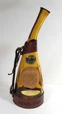 Vintage George Dickel Whiskey Bottle Souvenir Tennessee Leather Harness (A)