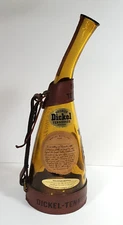  Vintage George Dickel Souvenir Whiskey Bottle Tennessee Leather Harness (A)