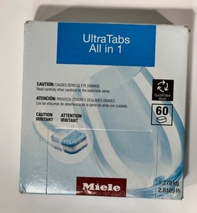 Miele UltraTabs All-in-One Dishwasher Detergent Tabs tablets BRAND NEW 60 count