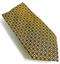 Bergamo Tie Necktie Mens Polyester Multicolor 59 Long 3.75 Wide