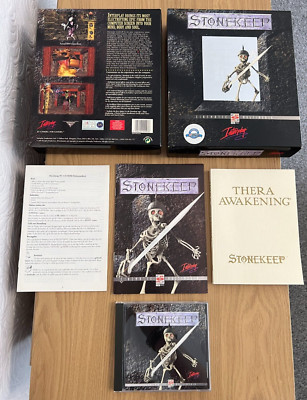 Boxed Interplay Stonekeep PC CD-ROM Spiel (mit Buch) - ️Retro Geschenkidee ️